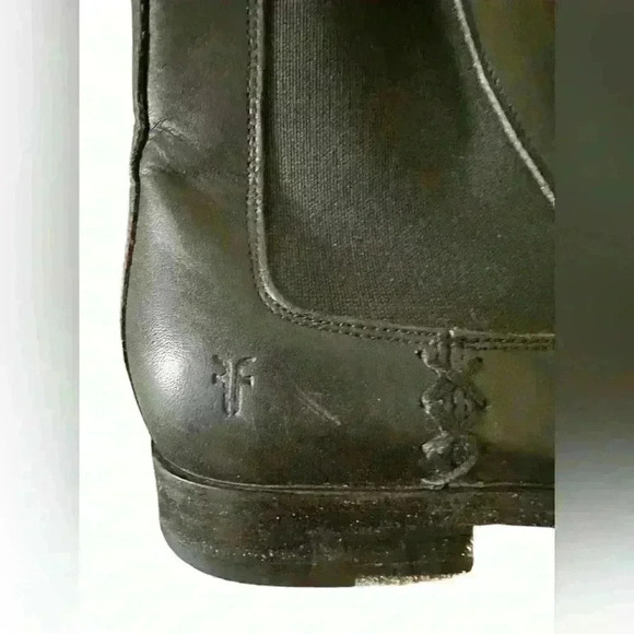 Frye Melissa Chelsea boots in black leather size 5.5 - Picture 7 of 10